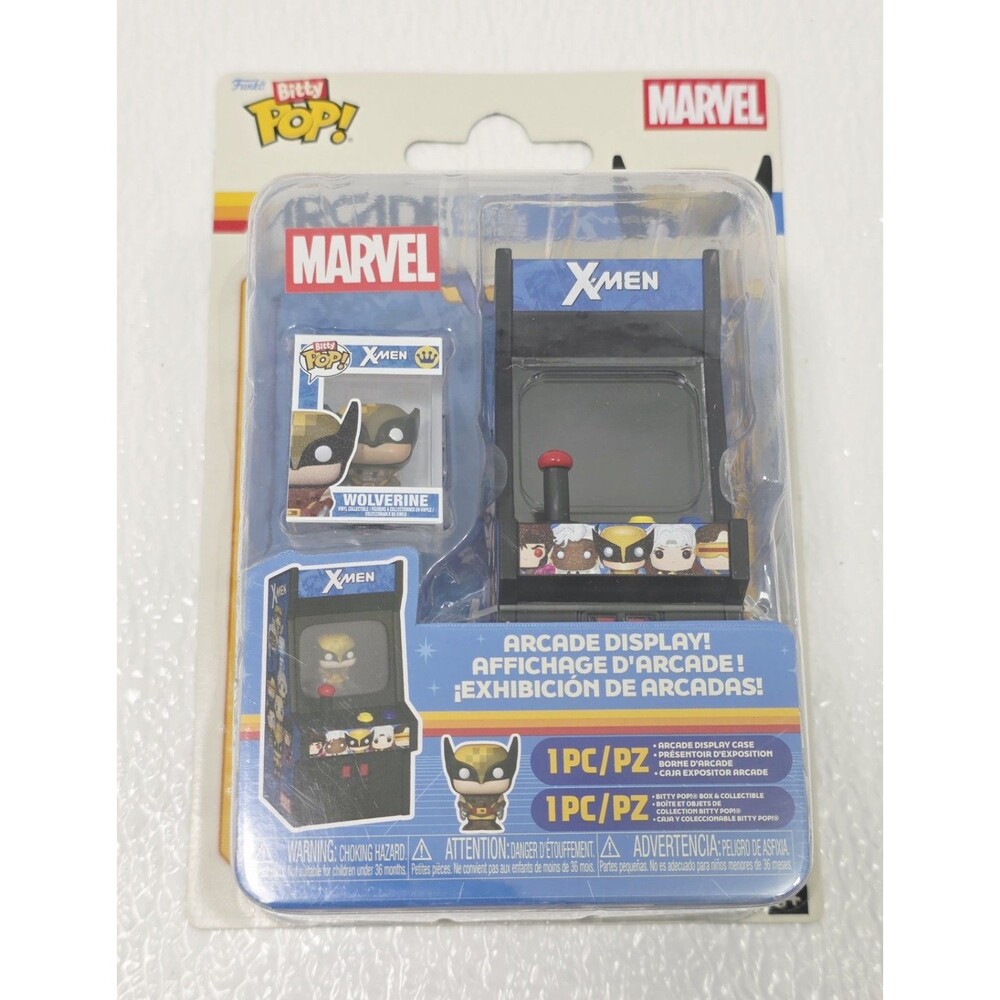 Funko Bitty POP! X-Men Wolverine Arcade Cabinet + Mini-Figure